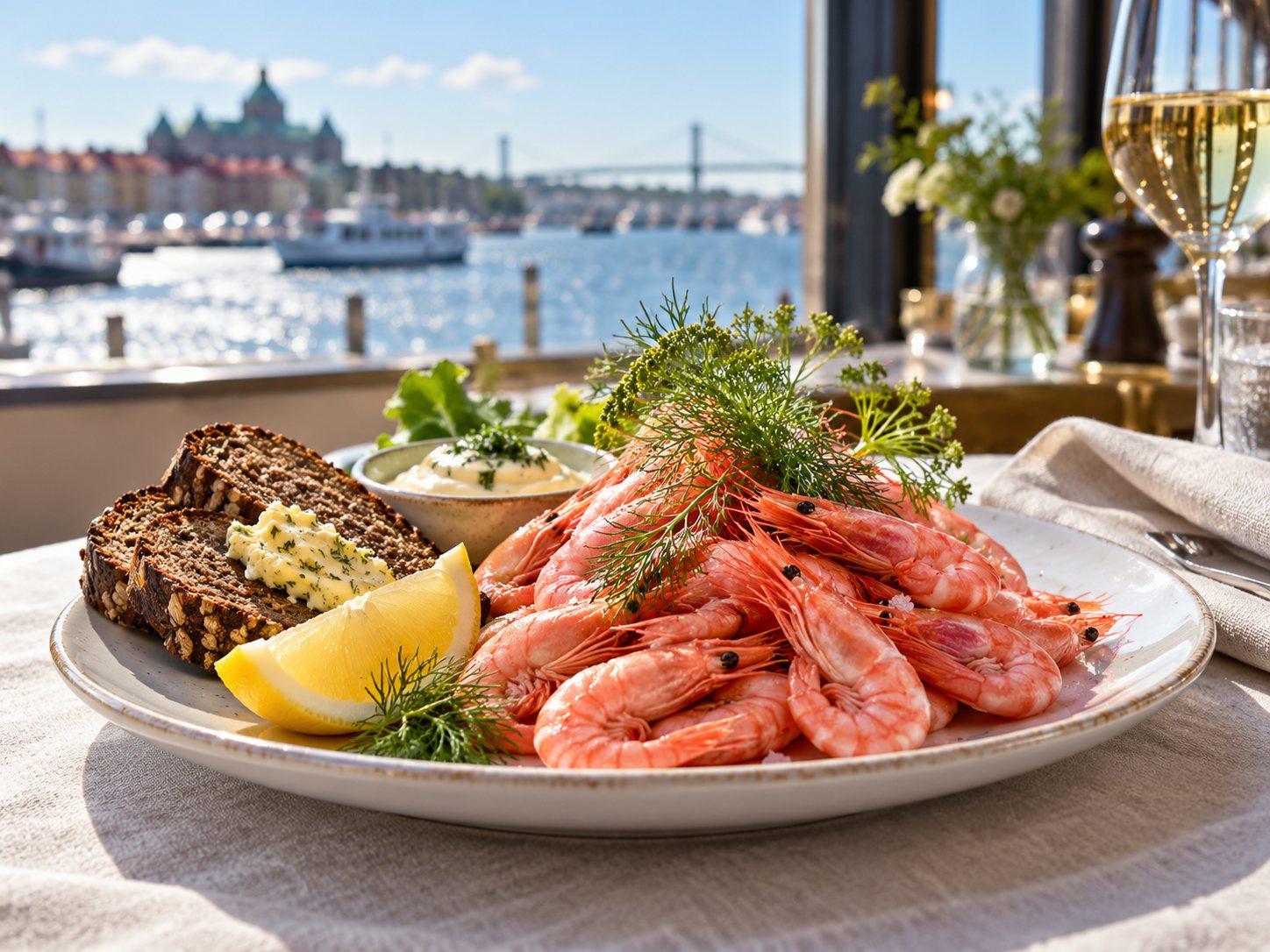 AI-genereret madbillede til inspiration; ikke et billede af en lokal restaurants menu